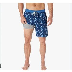 New no tags Fair Habor the Anchor swim trunks floral XXXL, 3XL